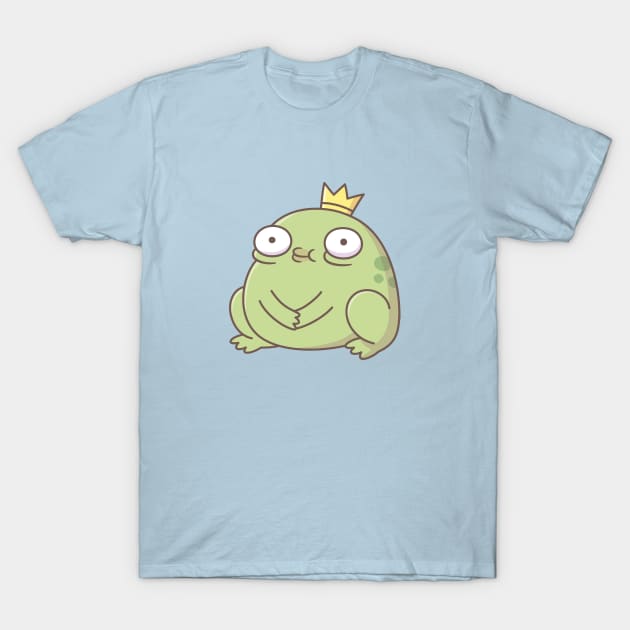 Ugly Cute Frog Prince T-Shirt by rustydoodle